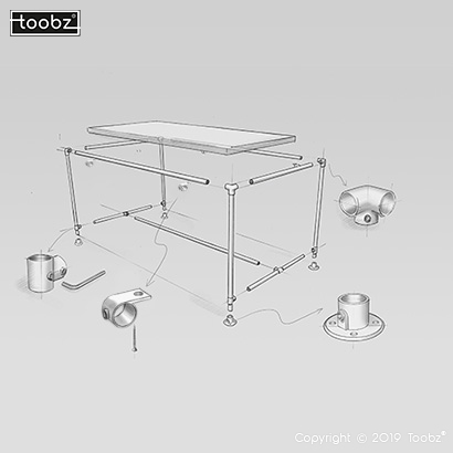 Tafel Birmingham: S / 33,7mm / zwart