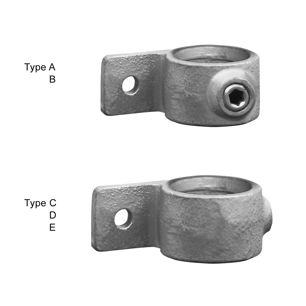 Buiskoppeling Oogdeel enkele lip-A / 21,3 mm