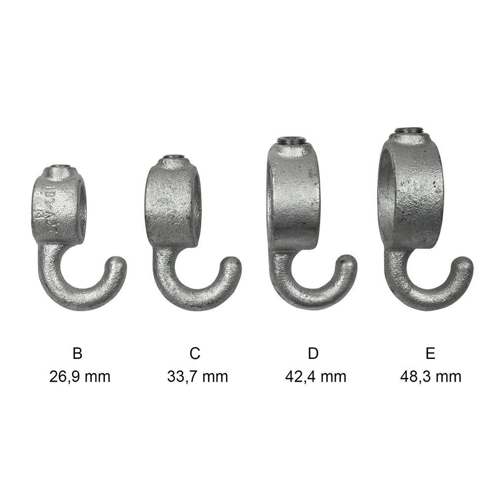 Buiskoppeling Haak-B / 26,9 mm